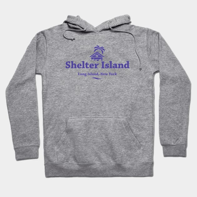 Shelter Island, Long Island, New York Hoodie by RachelLaBianca